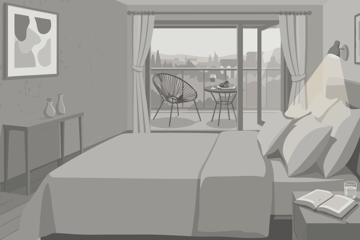 Chambre Deluxe Double ou Lits Jumeaux